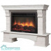 Портал Firelight Forte 30S камень белый, шпон белёный дуб