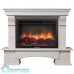 Портал Firelight Forte 30S камень белый, шпон белёный дуб