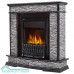 Каминокомплект Firelight: Очаг EFP/P-1020LS,портал Scala Classic сланец скалистый серый,шпон венге