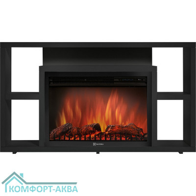 Каминокомплект:Очаг Electrolux EFP/P-3020LS с порталом Multimedia 30 черный