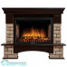 Портал Firelight Forte Wood 30 камень коричневый, шпон темный дуб