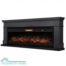 Каминокомплект: Очаг Royal Thermo Aurora RTFP/P-AR60LS, портал California 60 G, графит