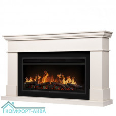 Каминокомплект: Очаг Electrolux EFP/P-4220LS, портал California 42/40/36, молочный