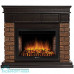 Портал Firelight Bricks Wood 30 камень темный, шпон венге