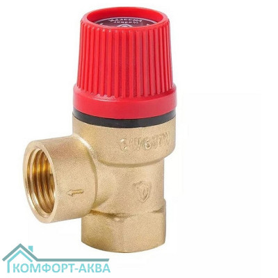 Клапан VIEIR предохранит. 3 БАР 1/2" ВРх3/4" ВР (100/1) VR34FFK-3