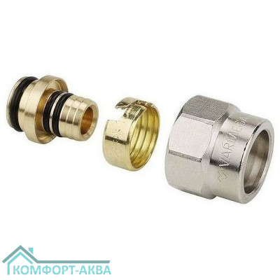 Соединитель VARMEGA сдвоенный, с уплотнителем VM15963, НР 1"