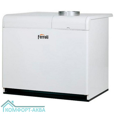 Котел газовый Ferroli PEGASUS F3 N 170 2S с чугунным теплообмен., напольный, 1 конт., откр.кам.сгор.