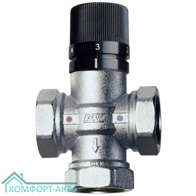 Смеситель термостатический 3/4" ВР, t max 95 C FAR