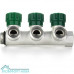 Коллектор модульный ELSEN 3/4" 2х3/4" ЕК TIN латунь