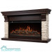 Портал Firelight Michigan 42/40/36, камень молочный, шпон темный дуб