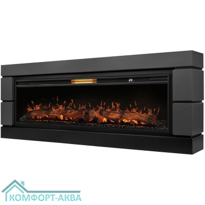 Каминокомплект: Очаг Royal Thermo Aurora RTFP/P-AR60LS, портал Moderno 60, графит