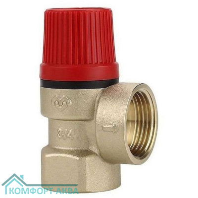 Клапан предохранительный VARMEGA мембранный VM16607 ВР-ВР, 1/2" на 6 бар