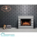 Каминокомплект: Очаг Electrolux EFP/P-3020LS N, портал Moderno 30 шпон белый дуб