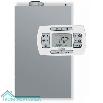 Котел газовый BAXI LUNA IN PLUS 1.24 конденсационный, настенный, 1 конт., закр. кам. сгор.