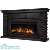 Каминокомплект: Очаг Electrolux EFP/P-3620LS, портал Porto 42/40/36 камень чер. шп. венге