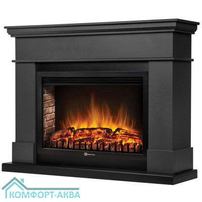 Каминокомплект: Очаг Electrolux EFP/P-3020LS N, портал California 30, графит