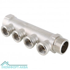 Коллектор внутренняя резьба 3 выхода 1" * 1/2" (VTc.550.N) (Valtec)