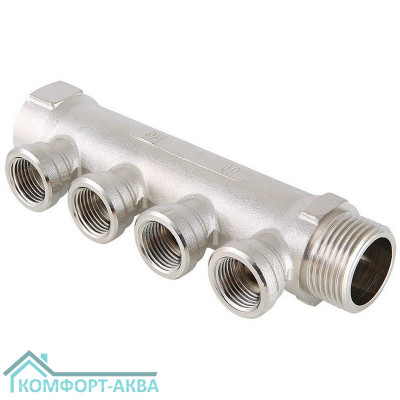 Коллектор внутренняя резьба 3 выхода 1" * 1/2" (VTc.550.N) (Valtec)