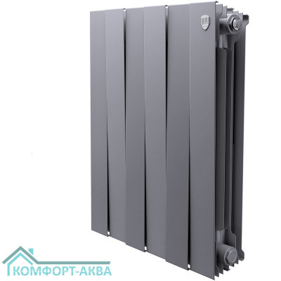 Радиатор Royal Thermo PianoForte 500 Silver Satin - 6 секц.