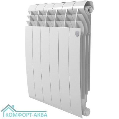 Радиатор биметаллический Royal Thermo BILINER B 500 Белый - 6 секц.