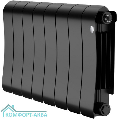 Радиатор биметаллический Royal Thermo Infinity 300 Noir Sable - 8 секц.