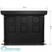 Конвектор внутрипольный Royal Thermo ATRIUM-190/250/1200-DG-U-BL