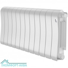 Радиатор биметаллический Royal Thermo Infinity 300 Bianco Traffico VR80 - 12 секц.