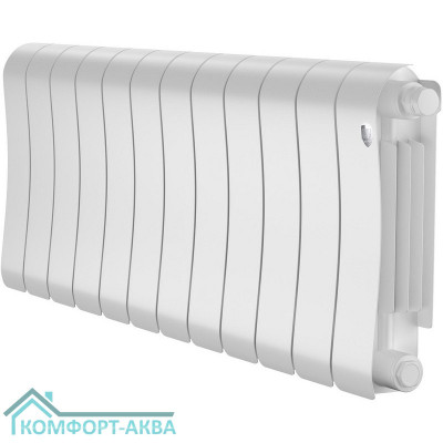 Радиатор биметаллический Royal Thermo Infinity 300 Bianco Traffico VR80 - 12 секц.