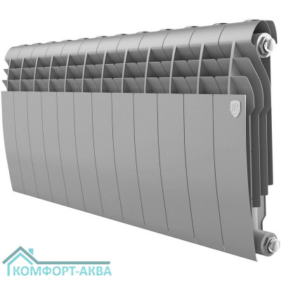 Радиатор Royal Thermo BiLiner 350 /Silver Satin - 12 секц.