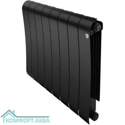 Радиатор биметаллический Royal Thermo Infinity 500 Noir Sable - 8 секц.