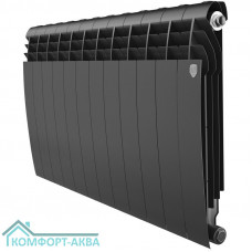 Радиатор биметаллический Royal Thermo BILINER B 500 Чёрный - 12 секц.