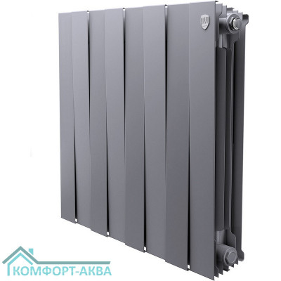 Радиатор Royal Thermo PianoForte 500 Silver Satin - 8 секц.