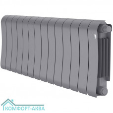 Радиатор биметаллический Royal Thermo Infinity 300 Silver Satin VR80 - 6 секц.