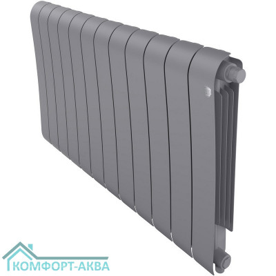 Радиатор биметаллический Royal Thermo Infinity 500 Silver Satin VR80 - 12 секц.