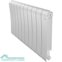 Радиатор биметаллический Royal Thermo Infinity 500 Bianco Traffico - 10 секц.