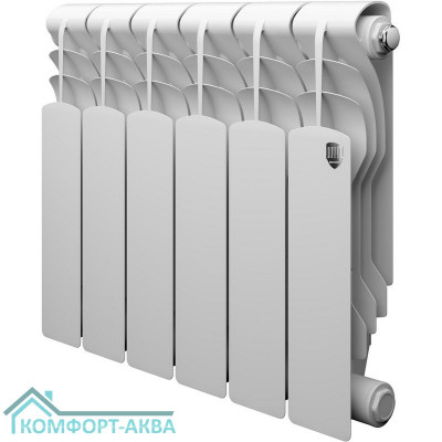 Радиатор биметалл Royal Thermo Revolution Bimetall 350 – 6 секц.