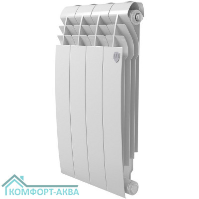 Радиатор биметаллический Royal Thermo BILINER B 500 Белый - 4 секц.