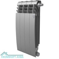 Радиатор Royal Thermo BiLiner 500 Silver Satin VR80 - 4 секц.