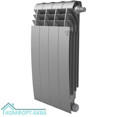 Радиатор Royal Thermo BiLiner 500 Silver Satin VR80 - 4 секц.