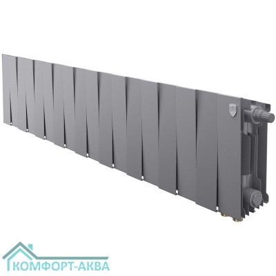 Радиатор Royal Thermo PianoForte 200 /Silver Satin - 18 секц. VDR