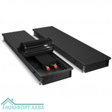 Конвектор внутрипольный Royal Thermo ATRIUM-90/300/2300-DG-U-BL