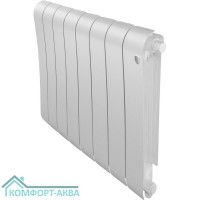 Радиатор биметаллический Royal Thermo Infinity 500 Bianco Traffico VR80 - 8 секц.