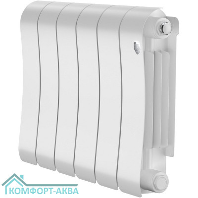Радиатор биметаллический Royal Thermo Infinity 300 Bianco Traffico - 6 секц.