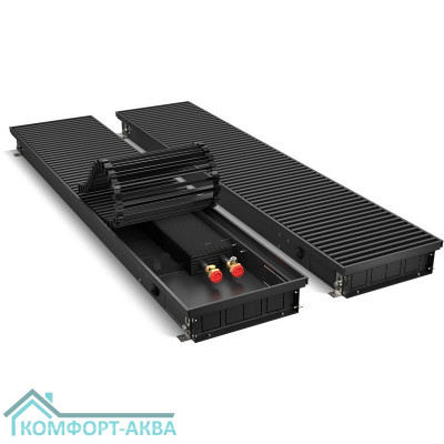 Конвектор внутрипольный Royal Thermo ATRIUM-75/250/900-DG-U-BL