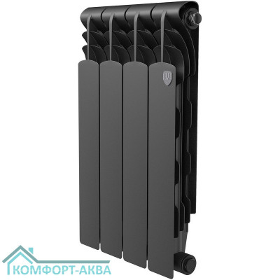 Радиатор Royal Thermo Revolution Bimetall 500 2.0/Noir Sable – 4 секц.