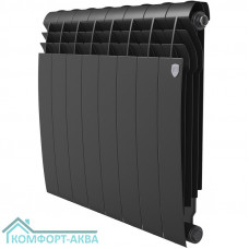 Радиатор биметаллический Royal Thermo BILINER B 500 Чёрный - 8 секц.