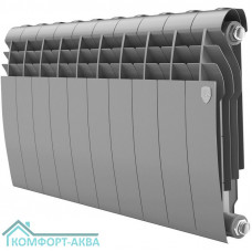 Радиатор Royal Thermo BiLiner 350 /Silver Satin - 10 секц.