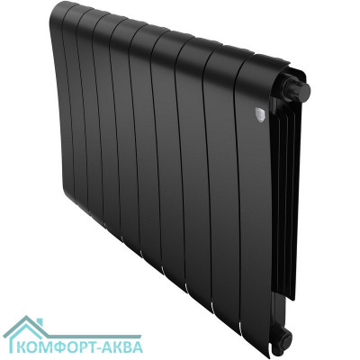 Радиатор биметаллический Royal Thermo Infinity 500 Noir Sable VR80 - 10 секц.
