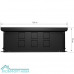 Конвектор внутрипольный Royal Thermo ATRIUM-150/400/2800-DG-U-AU