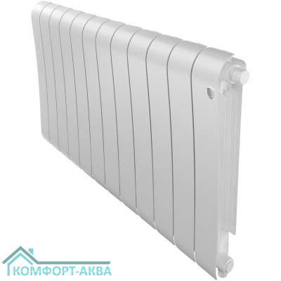 Радиатор биметаллический Royal Thermo Infinity 500 Bianco Traffico VR80 - 12 секц.